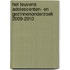 Het Leuvens Adolescenten- en Gezinnenonderzoek 2009-2010