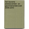 Het Leuvens Adolescenten- en Gezinnenonderzoek 2009-2010 by Sofie Vanassche