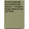 Landschappelijk booronderzoek Deinze – Meigem Lange Akkerstraat (20.640) door K.A. Hebinck