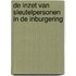 De inzet van sleutelpersonen in de inburgering