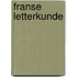 Franse letterkunde
