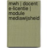 MWH | Docent e-licentie | Module Mediawijsheid door Jolanda Luimes