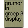 Grumor in groep 8 display by Paul van Loon
