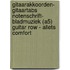 Gitaarakkoorden- Gitaartabs Notenschrift- Bladmuziek (A5) Guitar row - Allets Comfort