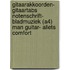 Gitaarakkoorden- Gitaartabs Notenschrift- Bladmuziek (A4) Man Guitar- Allets Comfort