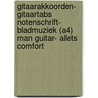 Gitaarakkoorden- Gitaartabs Notenschrift- Bladmuziek (A4) Man Guitar- Allets Comfort door Allets Comfort
