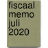 Fiscaal Memo juli 2020