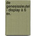De Genesissleutel - display à 6 ex.