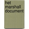 Het Marshall document by Aad Vlag