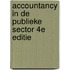 Accountancy in de publieke sector 4e editie