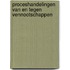 Proceshandelingen van en tegen vennootschappen