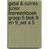 Getal & Ruimte Junior leerwerkboek groep 5 blok 8 en 9_set a 5