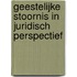 Geestelijke stoornis in juridisch perspectief