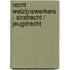 Recht welzijnswerkers - Strafrecht / Jeugdrecht