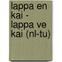 Lappa en Kai - Lappa ve Kai (NL-TU)