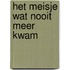 Het meisje wat nooit meer kwam