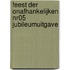 Feest der Onafhankelijken NR05 jubileumuitgave