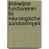 Blokwijzer Functioneren bij neurologische aandoeningen