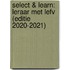 Select & Learn: Leraar met LEFV (editie 2020-2021)