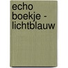 Echo Boekje - lichtblauw by I.M. van Zuthem