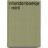 Vriendenboekje - mint