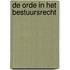 De orde in het bestuursrecht