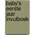 Baby's eerste jaar invulboek