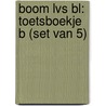 Boom LVS BL: Toetsboekje B (set van 5) door Teije de Vos