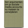 Tien argumenten om je sociale media-accounts nu meteen te verwijderen by Jaron Lanier