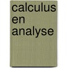 Calculus en analyse by Stefaan Poedts