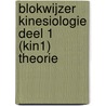 Blokwijzer Kinesiologie deel 1 (KIN1) Theorie door Pieter Meyns