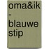 Oma&ik - blauwe stip