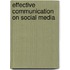 Effective communication on social media