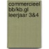Commercieel BB/KB.GL Leerjaar 3&4