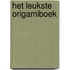 Het leukste origamiboek