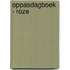 Oppasdagboek - roze