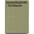 Oppasdagboek - lichtblauw