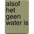 Alsof het geen water is