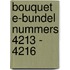 Bouquet e-bundel nummers 4213 - 4216