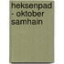 Heksenpad - oktober Samhain