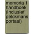 Memoria 1 handboek (inclusief Pelckmans Portaal)