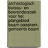 Archeologisch bureau- en booronderzoek voor het plangebied Baarn-Paaskerk, gemeente Baarn