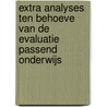 Extra analyses ten behoeve van de Evaluatie Passend onderwijs door Rita Kennis
