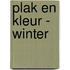 Plak en kleur - Winter
