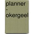 Planner - okergeel
