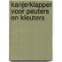 Kanjerklapper voor peuters en kleuters