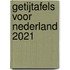 Getijtafels voor Nederland 2021
