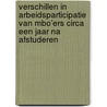 Verschillen in arbeidsparticipatie van mbo’ers circa een jaar na afstuderen door Paul Bisschop