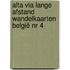 Alta Via lange afstand wandelkaarten België nr 4