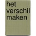 Het verschil maken